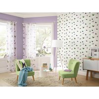 freundin Home Collection Gardine "Summer Butterfly 00 weiß-bunt"