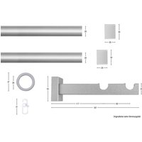 GARESA Gardinenstange "CUBUS"