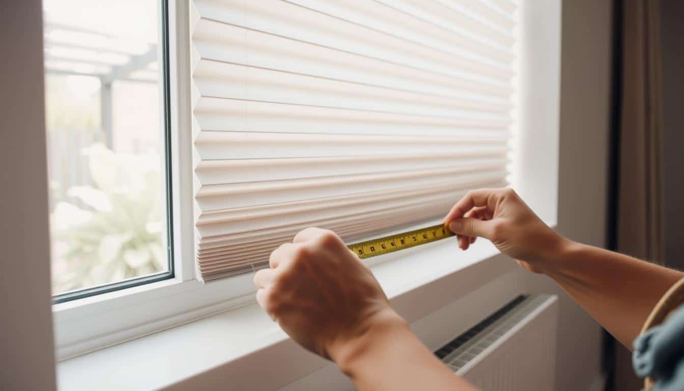 wie messe ich fenster für plissee aus